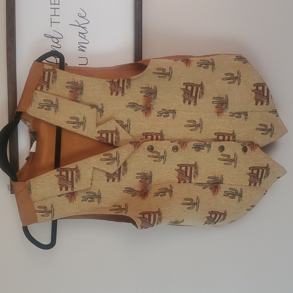 Vintage western vest